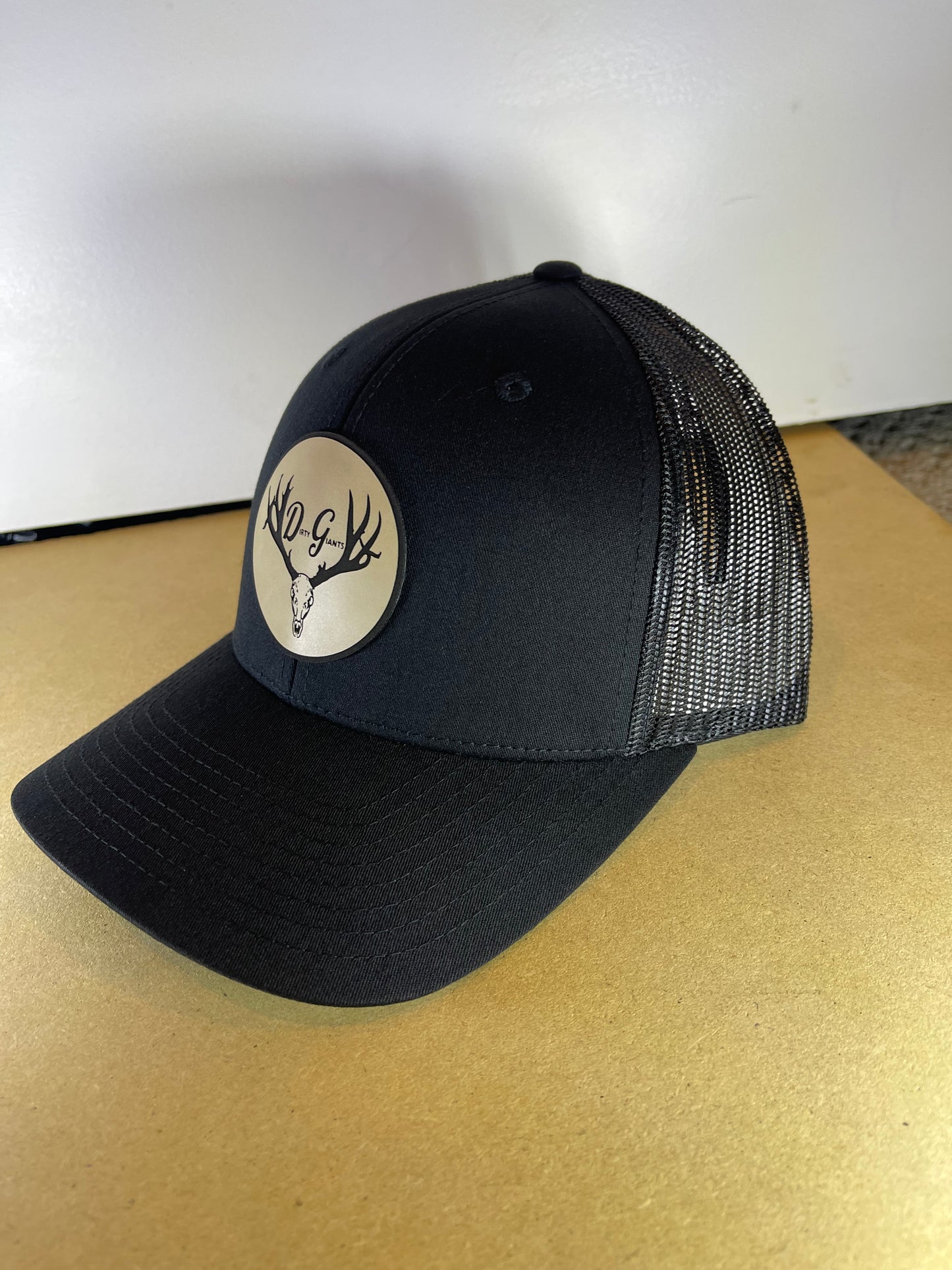 Black with white patch