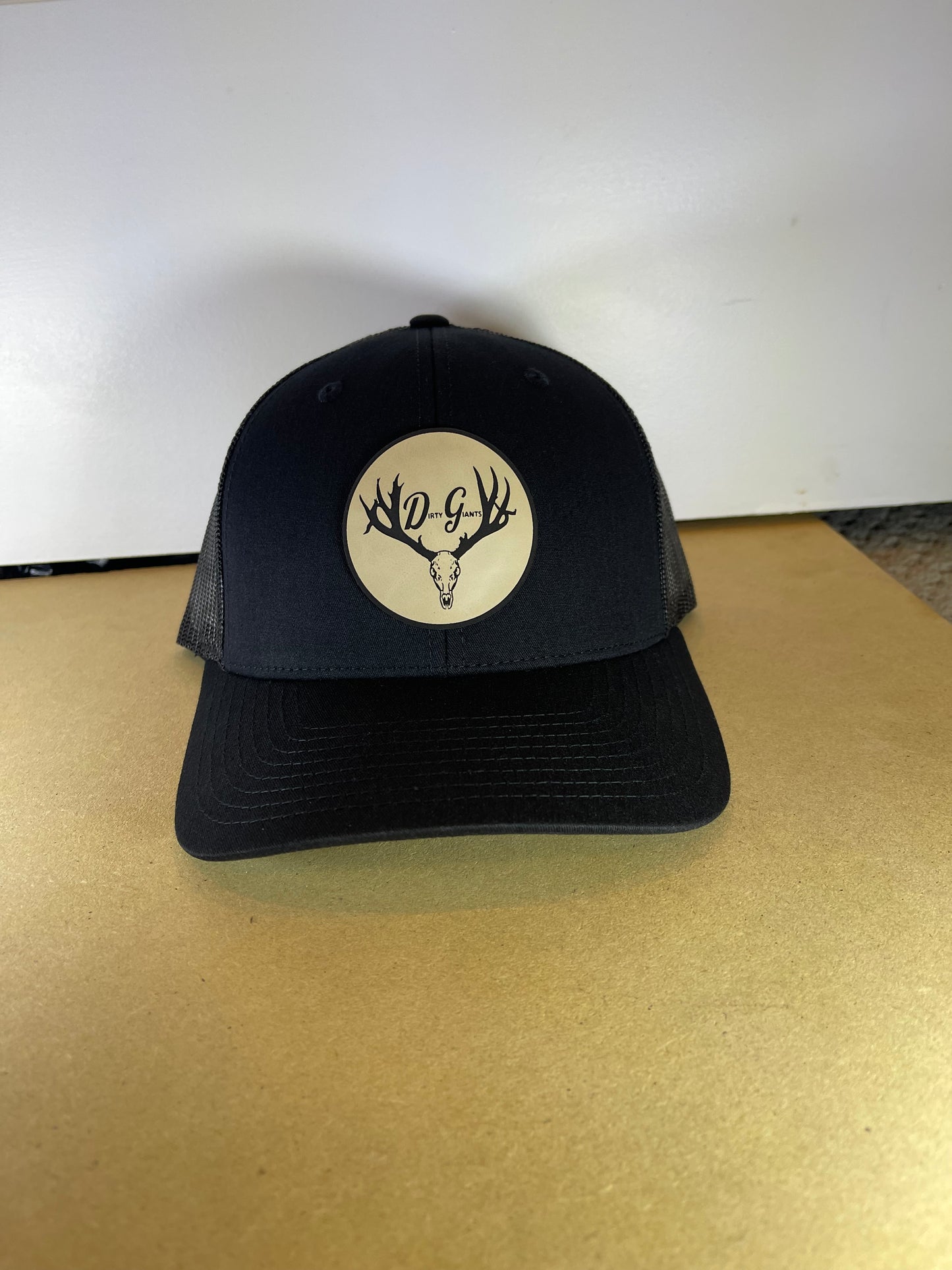 Black with white patch
